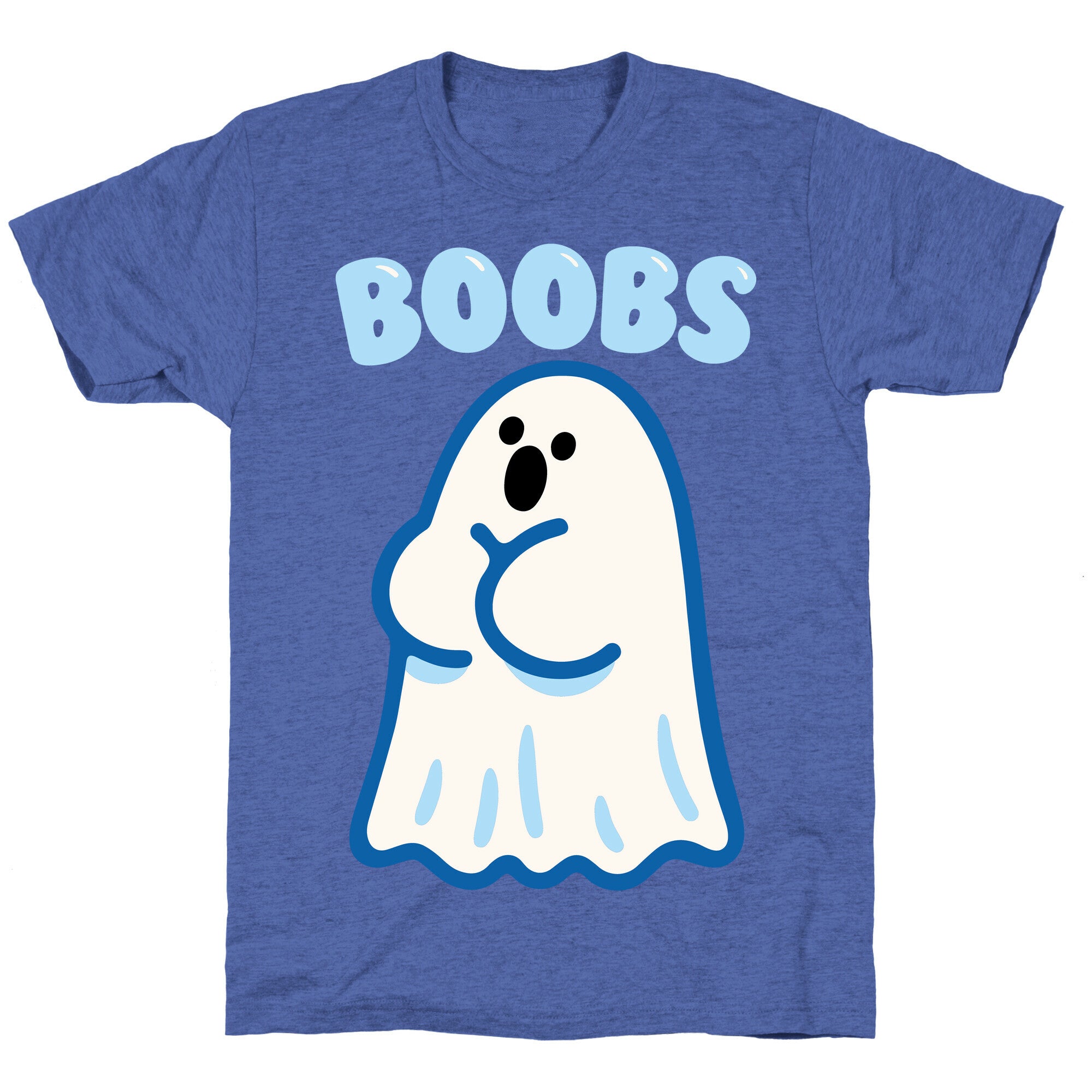Boobs Ghost Unisex Triblend Tee